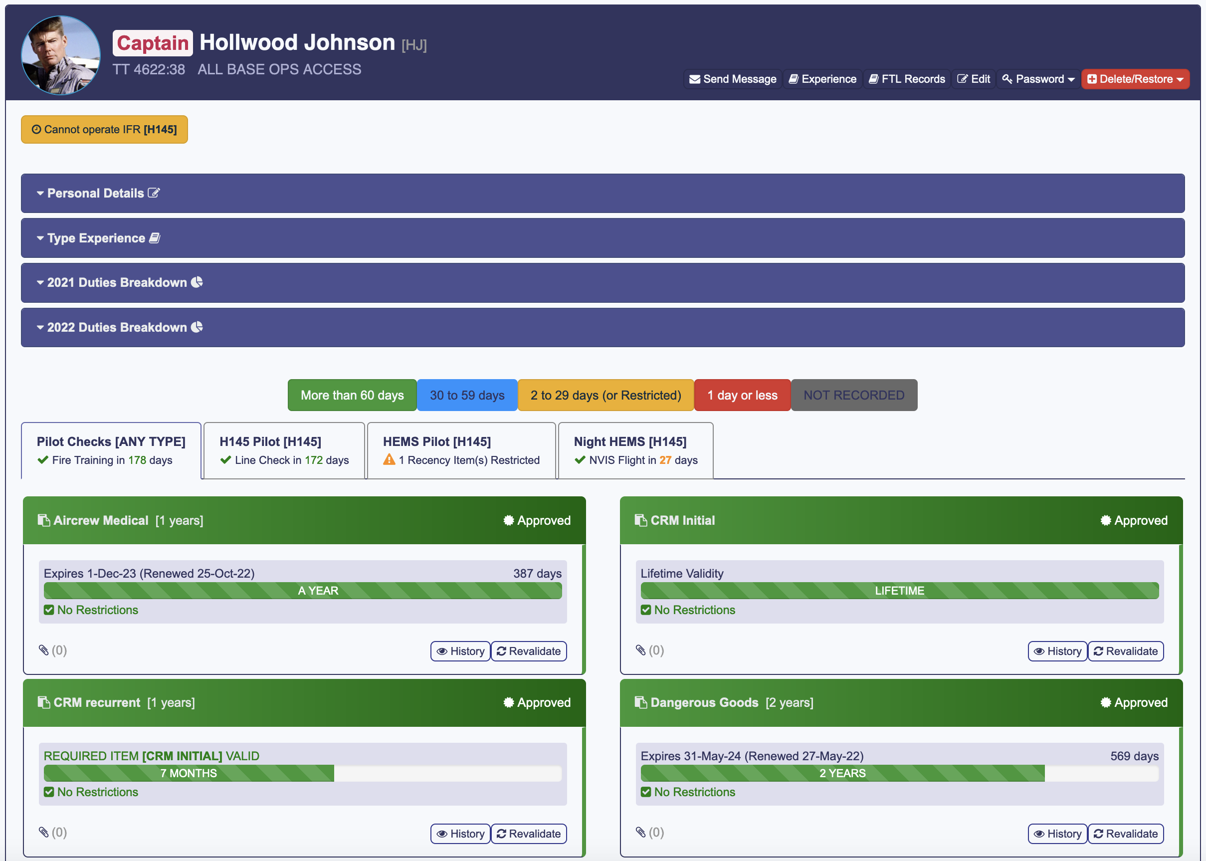 HeliCrewManager screen illustration